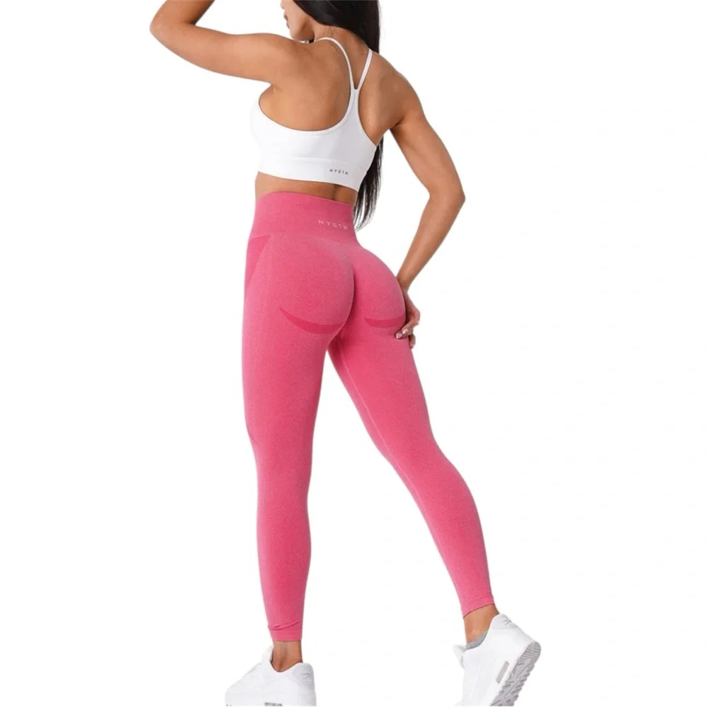 NVGTN Hot Pink Contour Seamless Leggings – Size Small - Picture 2 of 4